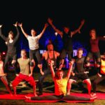 Talentshow Pyramide bei SOMMERJUNG, dem Ferienlager für Erwachsene